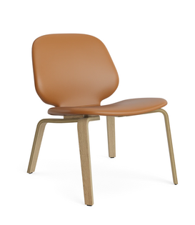 Normann Copenhagen My Chair Lounge Chair cognac ultra leather, oak