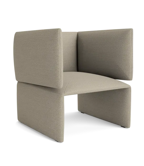 Normann Copenhagen  Normann Copenhagen - Fold Lounge Chair fabric Steelcut Trio