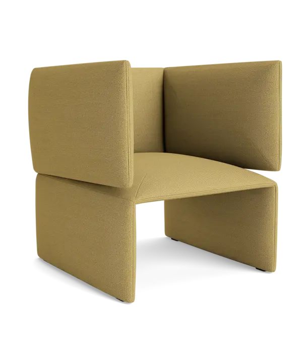 Normann Copenhagen  Normann Copenhagen - Fold Lounge Chair fabric Steelcut Trio