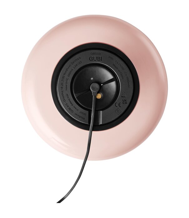 Gubi  Gubi  Obello Portable lamp Soft Pink