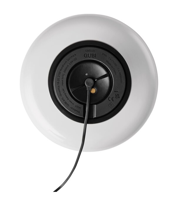 Gubi  Gubi  Obello Portable Lamp Parelwit