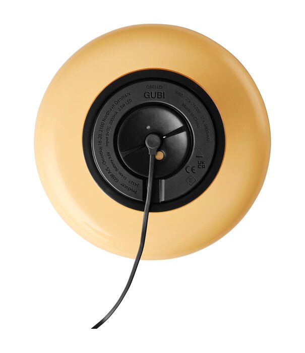 Gubi  Gubi  Obello Portable Lamp Soft Yellow