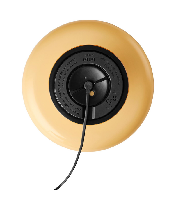Gubi  Obello Portable Lamp, mellow yellow
