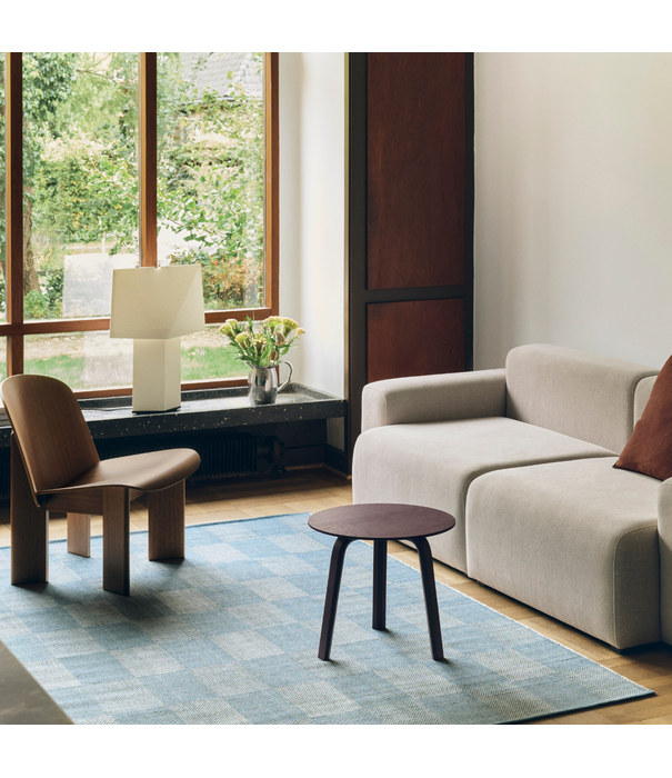 Hay  Hay - Check Rug light blue 140 x 200