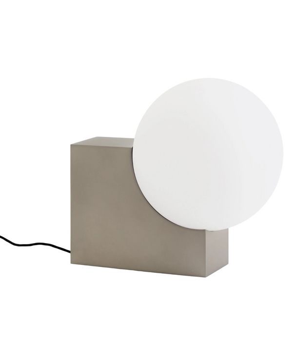 &Tradition Journey SHY4 floor lamp, brushed steel - opal glass