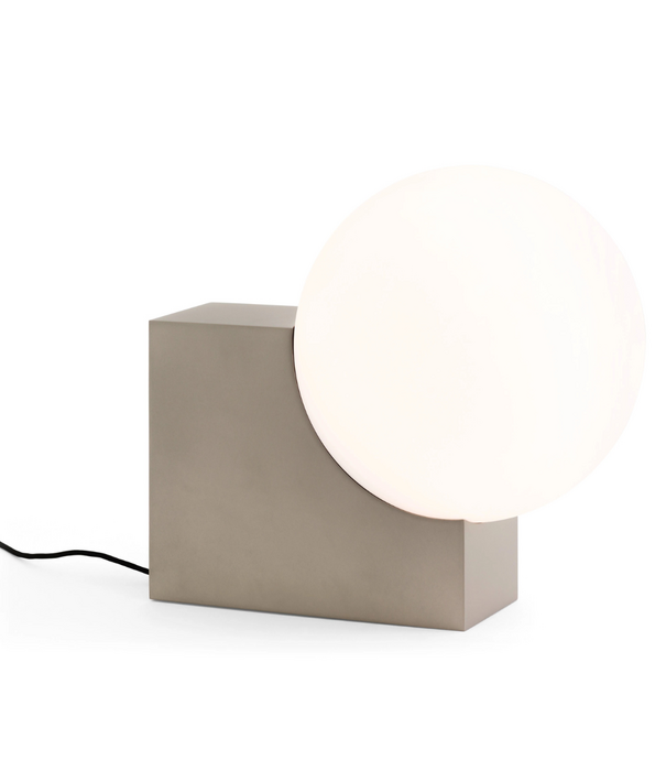 &Tradition Journey SHY4 vloerlamp, brushed steel - opal glass
