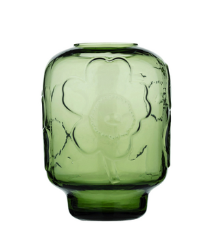 Unikko Vase olive green