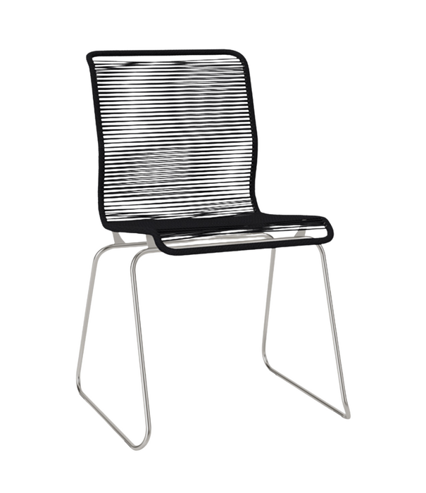 Montana Furniture  Montana Panton One Dining Chair nature paper cord, black