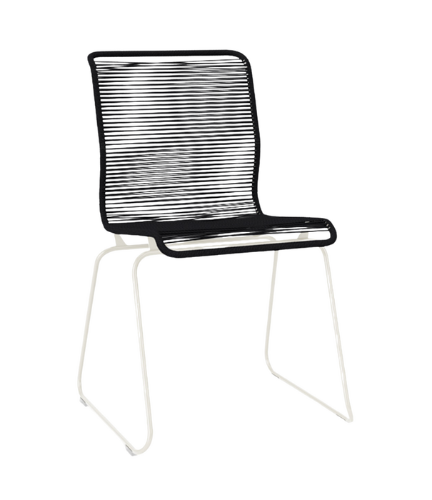 Montana Furniture  Montana Panton One Dining Chair nature paper cord, black