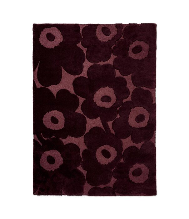 Marimekko Marimekko Unikko Burgundy Rug