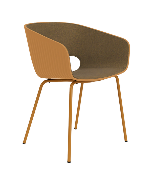 Montana Furniture  Marée 401 Eetkamerstoel binnenkant gestoffeerd
