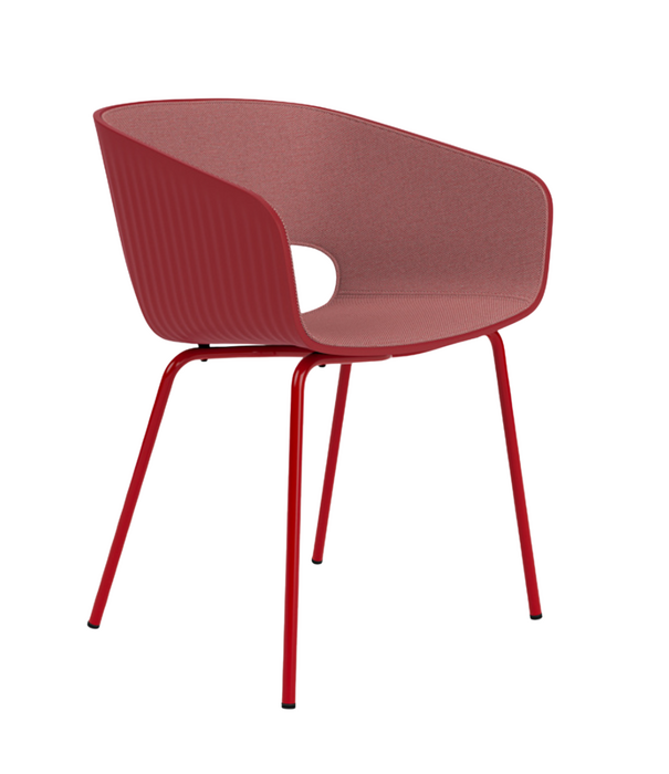 Montana Furniture  Marée 401 Eetkamerstoel binnenkant gestoffeerd