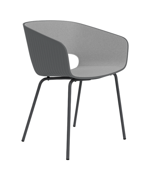 Montana Furniture  Marée 401 Eetkamerstoel binnenkant gestoffeerd