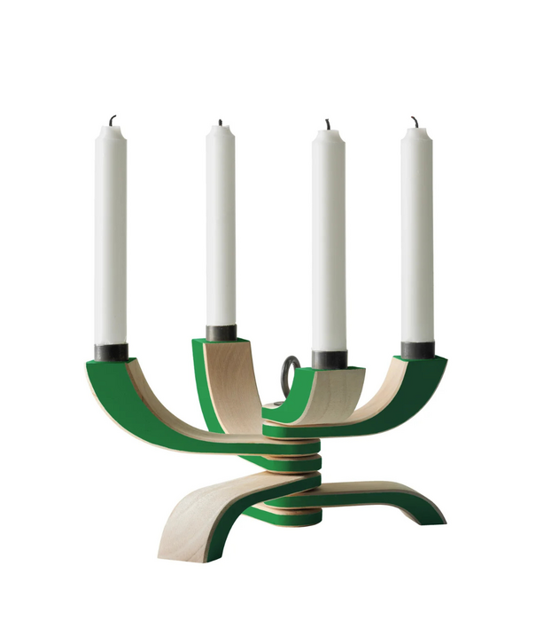 Design House Stockholm  Design House Stockholm - Nordic Light Kandelaar groen