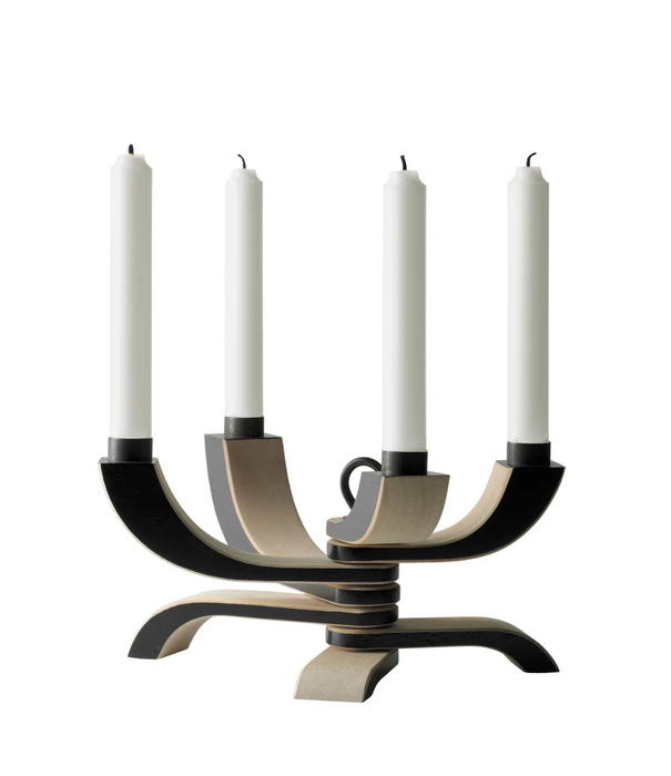 Design House Stockholm  Design House Stockholm - Nordic Light 4 arm Kandelaar zwart