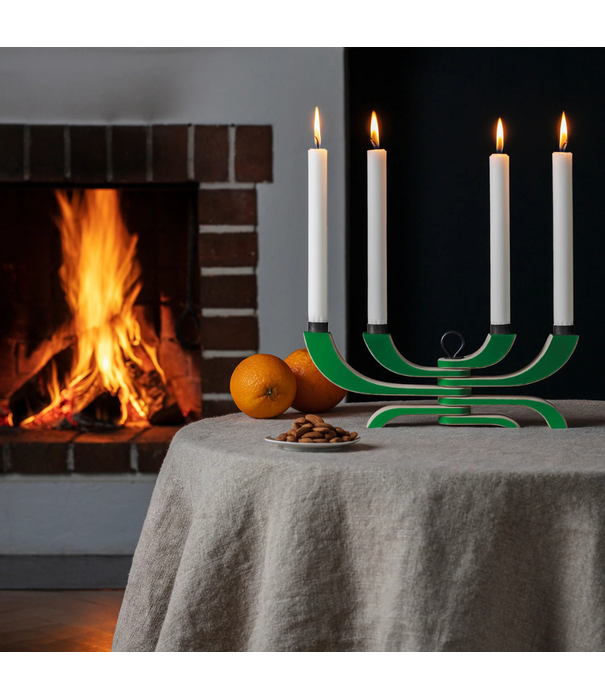 Design House Stockholm  Design House Stockholm - Nordic Light Kandelaar groen