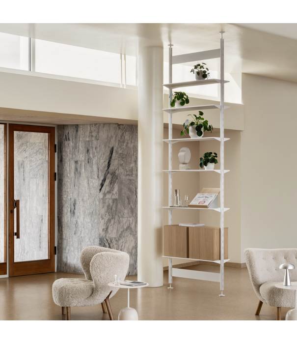 String  Furniture Pira G2  Display Kast eiken - glas 4 deuren 90cm