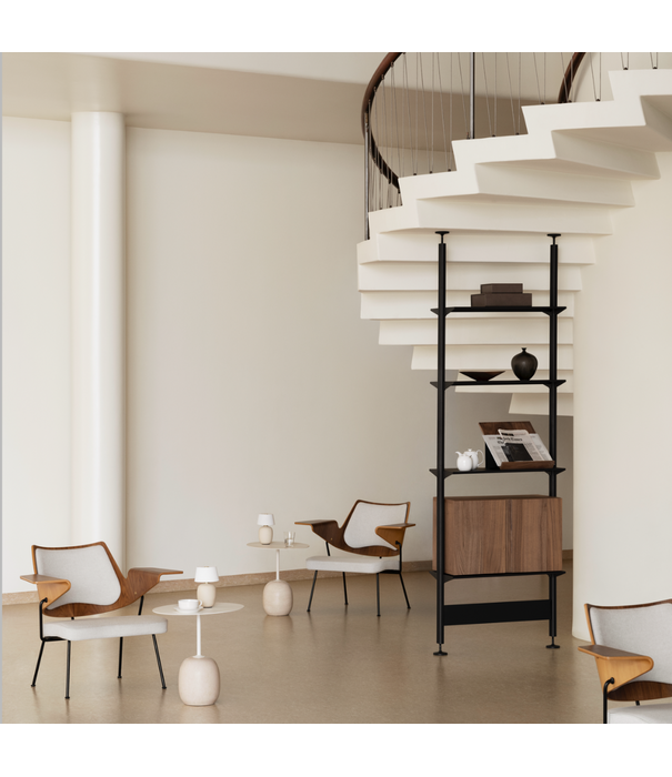 String  Furniture String Pira G2 Display Cabinet with glass back 70cm