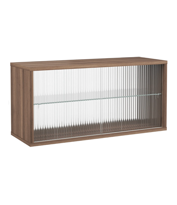 String  Furniture Pira G2  Display Kast eiken - glas 4 deuren 90cm