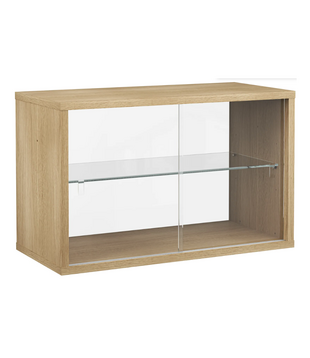 Pira G2 Display Cabinet with glass back 70cm