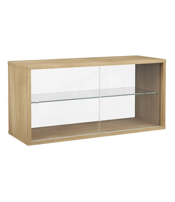 String  Furniture Pira G2 Display Kast met glazen achterwand