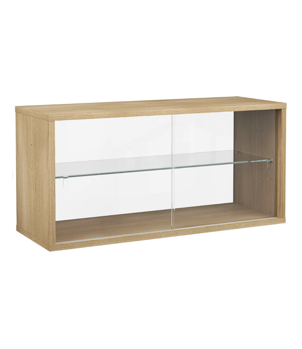 String  Furniture Pira G2 Display Kast met glazen achterwand
