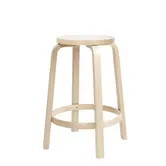 Artek - Barkruk 64 Berken zitting wit laminaat