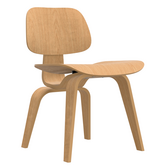 Eames DCW Eetkamerstoel naturel essen