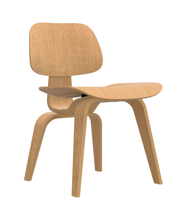 Vitra  Eames DCW Eetkamerstoel naturel essen