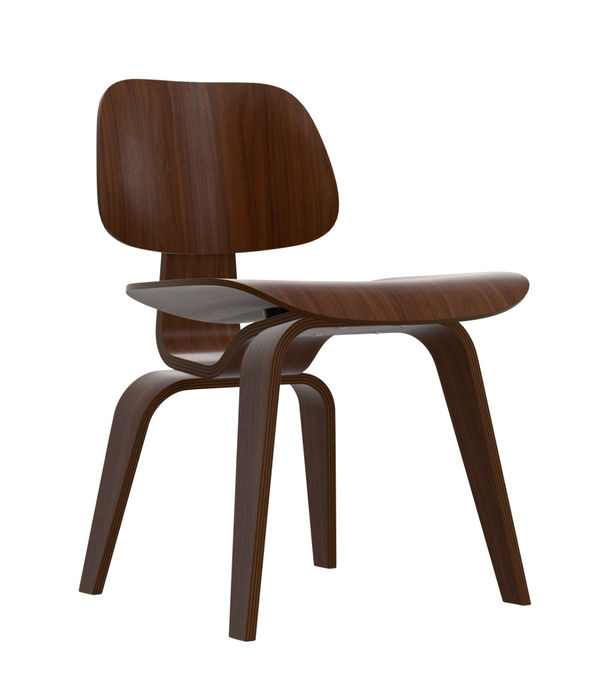 Vitra  Vitra Plywood Group DCW Dining Chair dark walnut