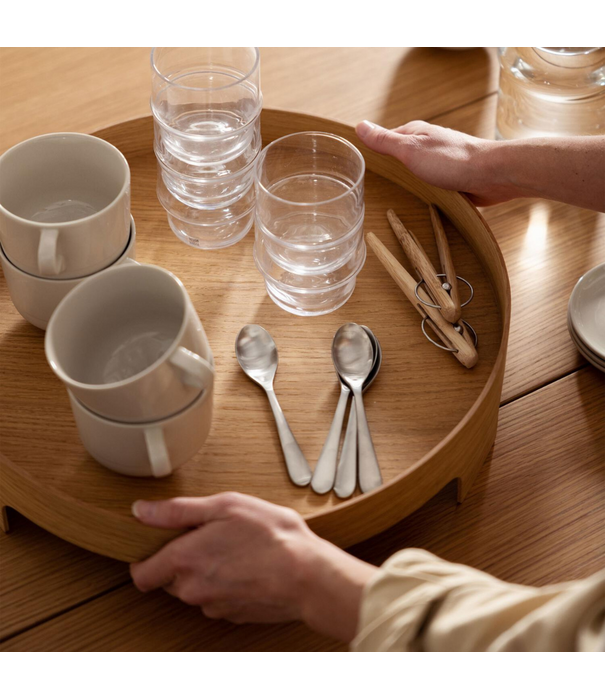 Design House Stockholm  Design House Stockholm  Bridge Dienblad rood