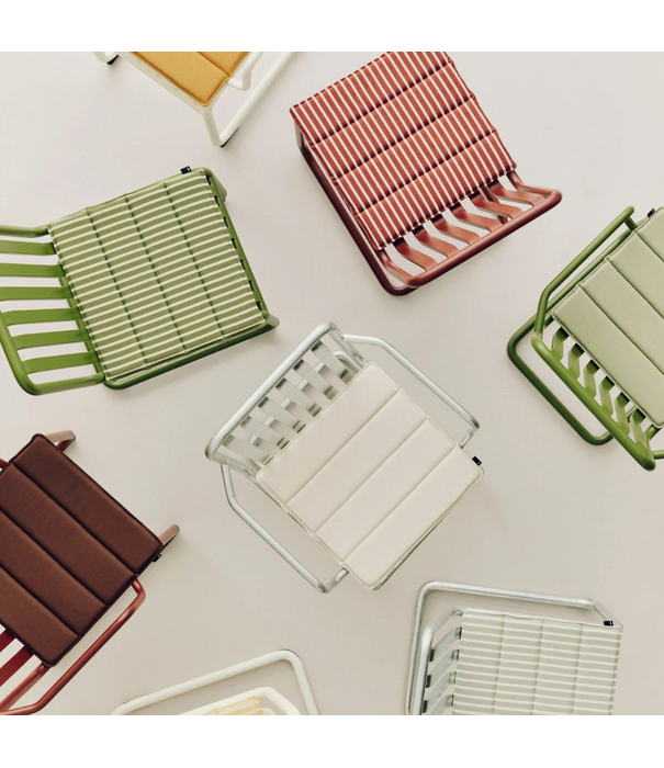 Hay  Terrazza Seat Cushion Bold Striped 40 x 40