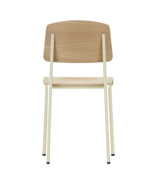Vitra  Vitra Standard Dining Chair natural oak, Japanese red legs