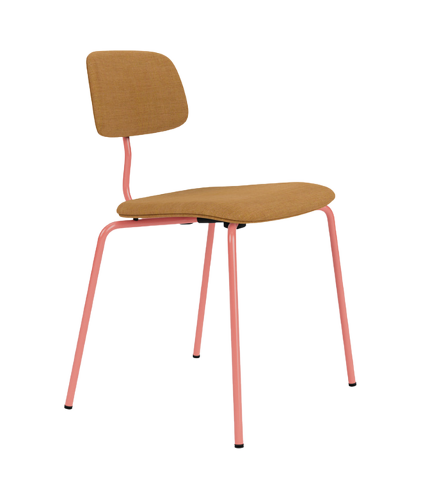 Montana Furniture  Montana Kevi 2060 Eetkamerstoel gestoffeerd, gelakt stalen poten