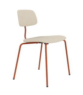 Montana Kevi 2060 Eetkamerstoel gestoffeerd, gelakt stalen poten