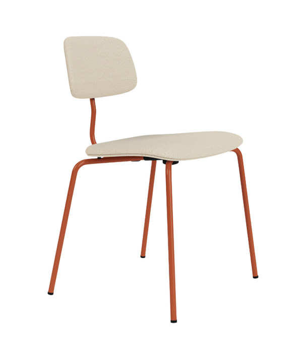 Montana Furniture  Montana Kevi 2060 Eetkamerstoel gestoffeerd, gelakt stalen poten