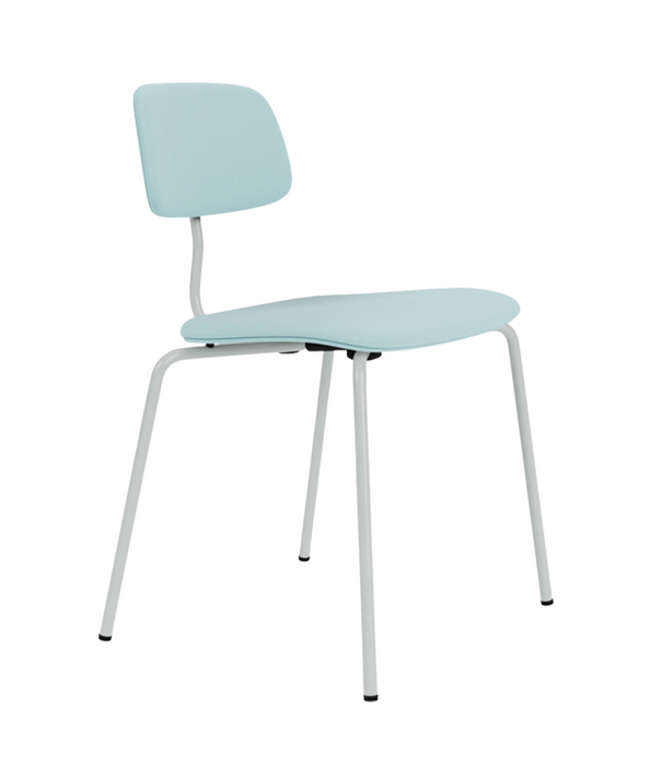 Montana Furniture   Kevi 2060 Eetkamerstoel gestoffeerd, gelakt stalen poten