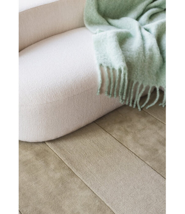 Layered  Layered - Chunky Mohair Blanket Milky Green