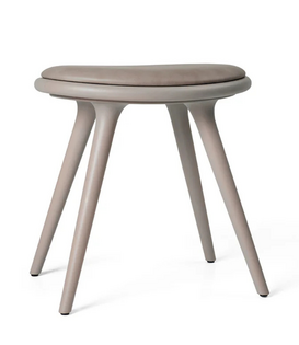 Mater Low Stool leather seat 47cm.