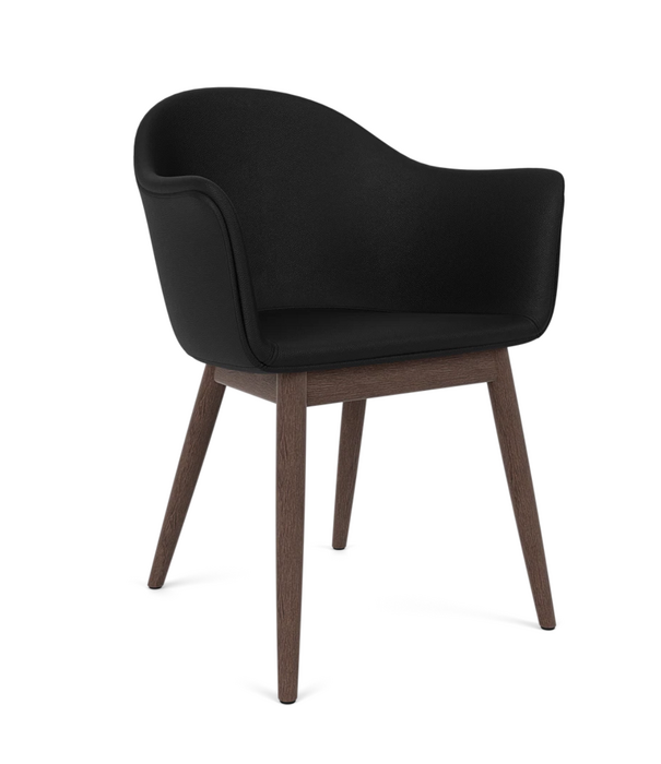 Audo Audo Harbour Dining stoel Dakar leer, houten poten