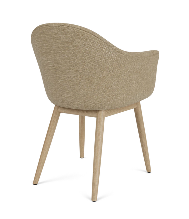 Audo Audo Harbour Eetkamerstoel Boucle 02, naturel eiken poten