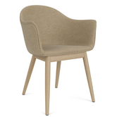 Audo Harbour Eetkamerstoel Boucle 02, naturel eiken poten