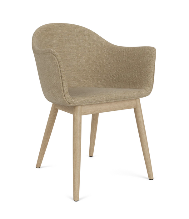 Audo Audo Harbour Dining chair Boucle 02, natural oak legs
