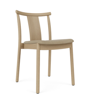 Audo Merkur Dining Chair, seat upholstered