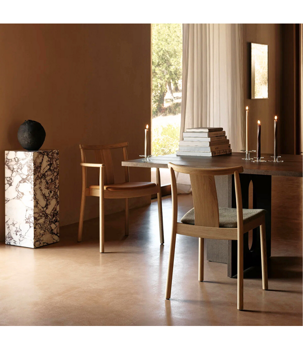 Audo Audo Merkur Dining Chair, seat upholstered