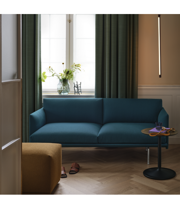 Muuto Outline 3,5-zits Bank Fiord 151, voet zwart
