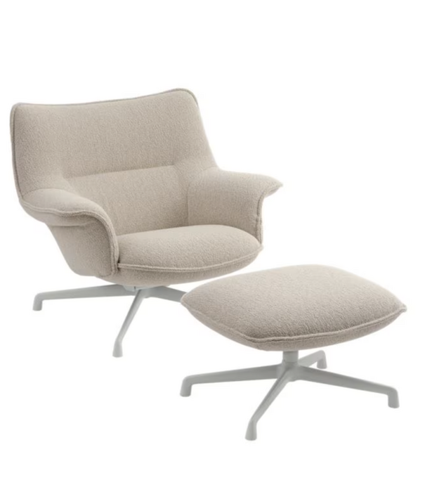 Muuto Muuto Doze Low Back Lounge Chair, swivel base