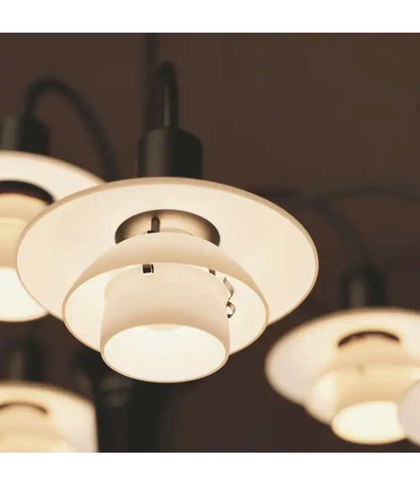 Louis Poulsen  Louis Poulsen PH 1/1 Chandelier , Centenary Edition, aged brass - dusty terracotta