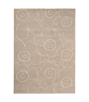 Marimekko Piirto Unikko Rug greige