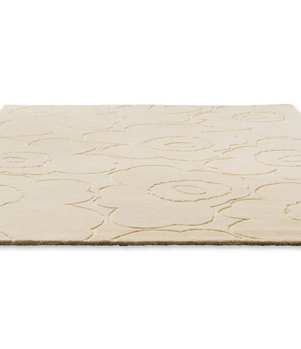 Marimekko Marimekko Piirto Unikko rug, natural white, handtufted